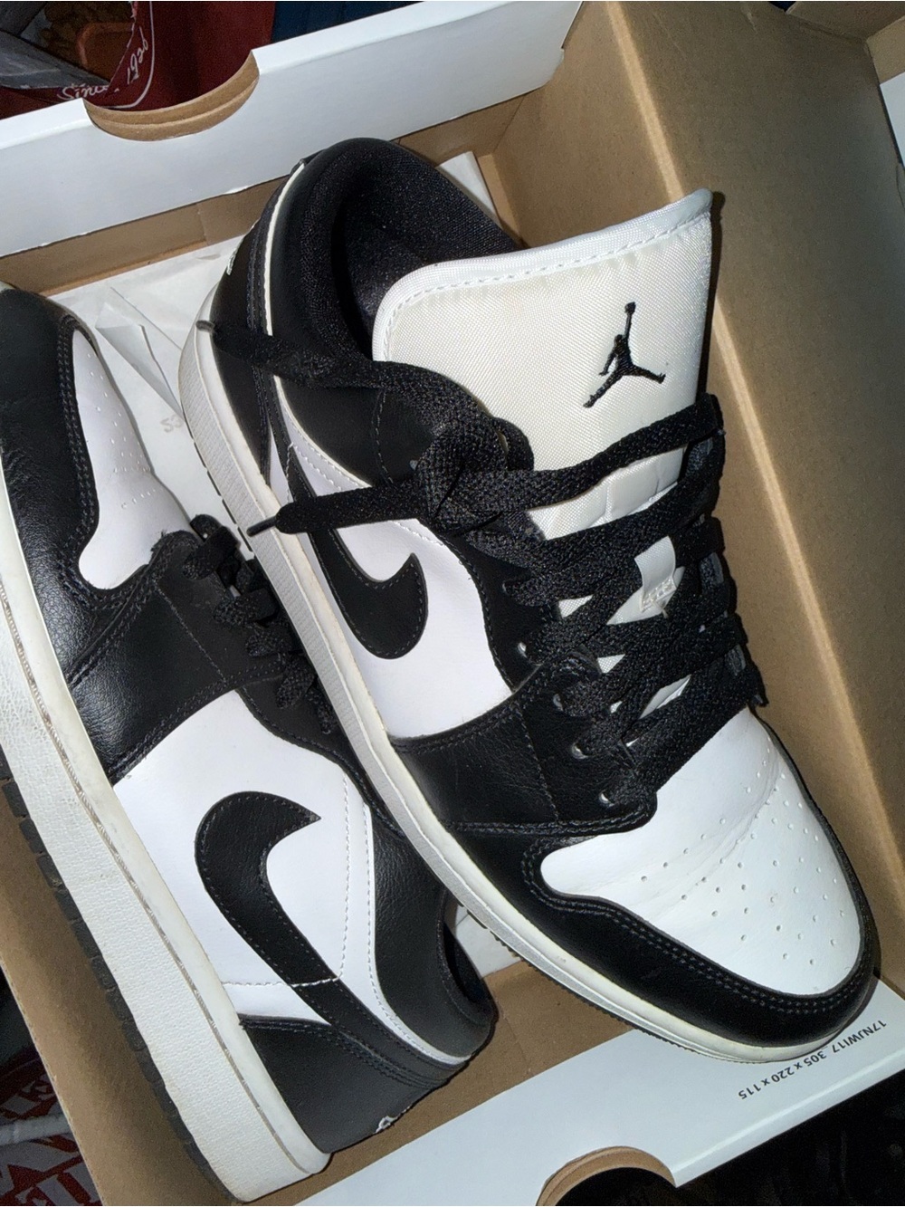 Jordan Men’s Low-Top Sneakers Black/White